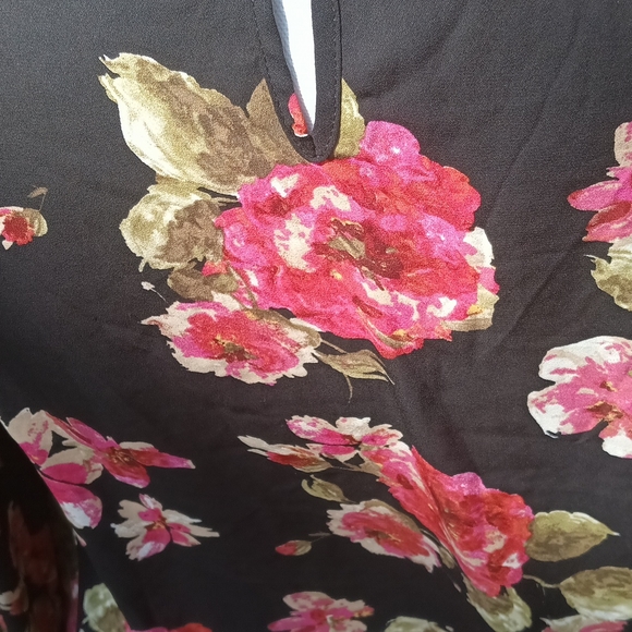 Shine star pretty floral boho top Juniors large - Picture 7 of 7